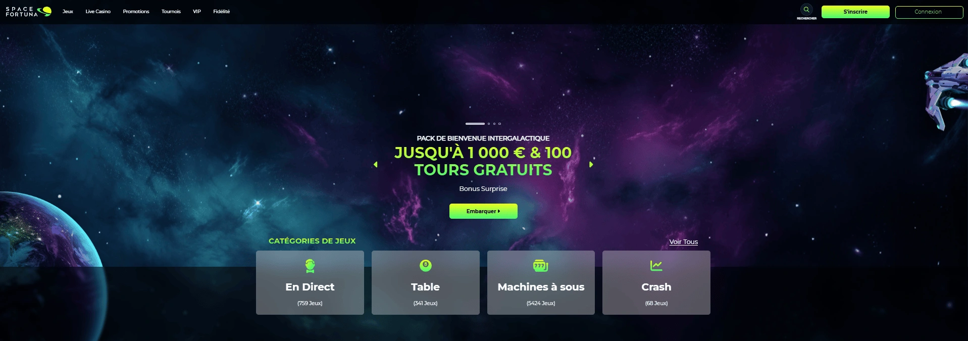 Space Fortuna casino